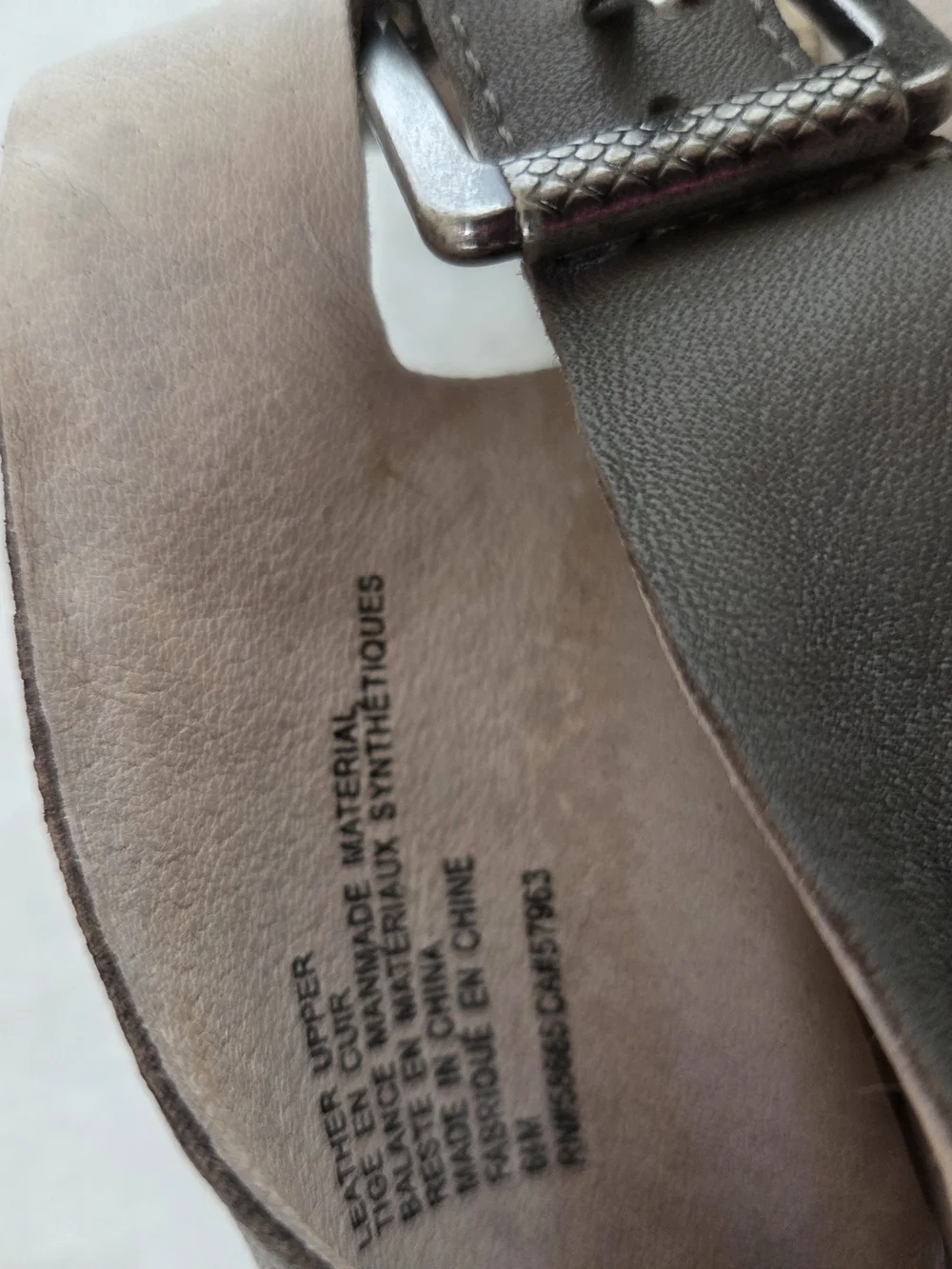 Nordstrom Taupe Gray Crisscross Espadrille Slingback Sandals Quality Leather